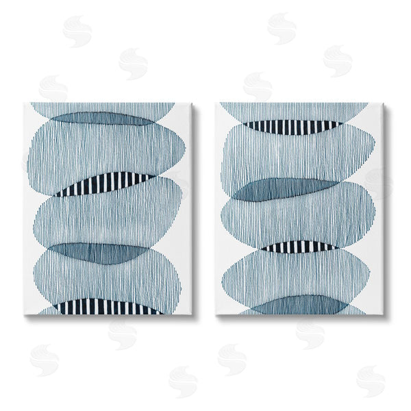 stupell industries Nikki Galapon | Overlapping Circles Abstraction Wall Art