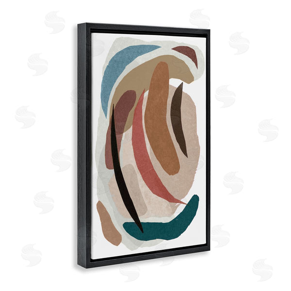 Stupell Industries Nikki Galapon | Paper Collage Earth Tones