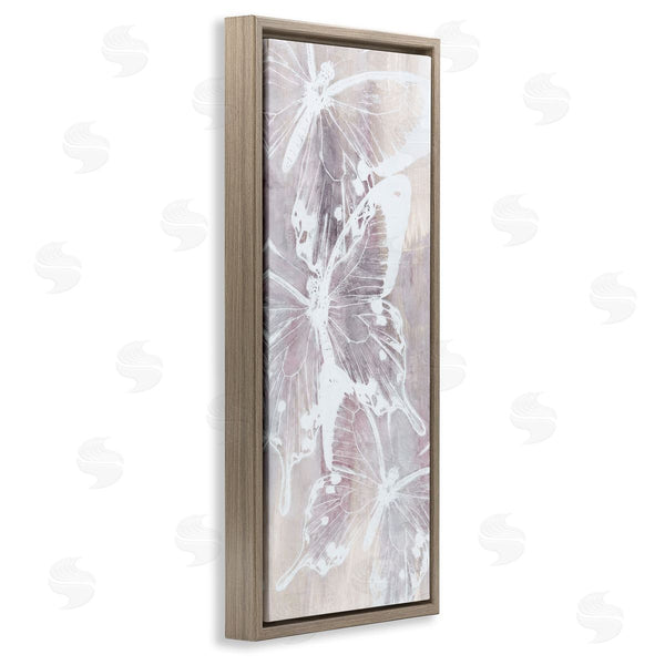 Stupell Industries Nina Blue | Abstract Overlapping Butterflies Wall Art
