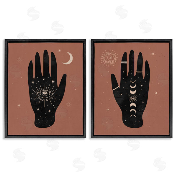 Stupell Industries Nina Blue | All Seeing Mystical Hands