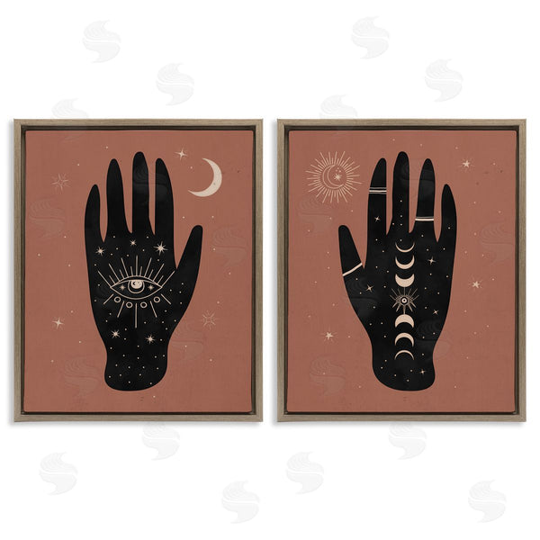 Stupell Industries Nina Blue | All Seeing Mystical Hands