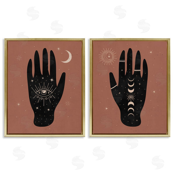 Stupell Industries Nina Blue | All Seeing Mystical Hands