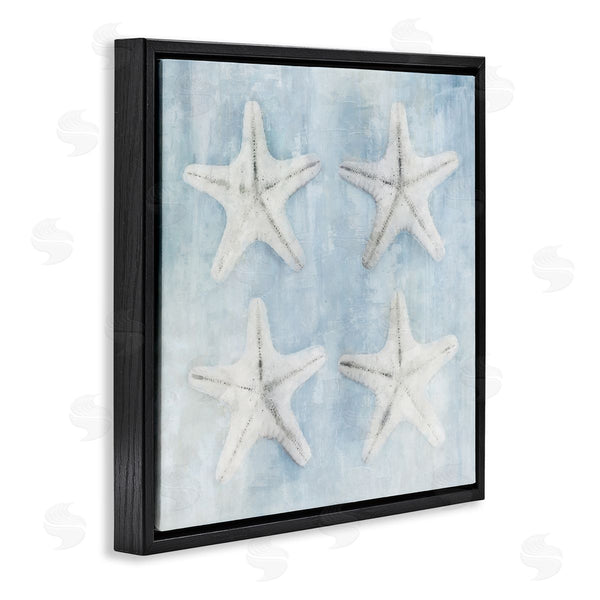 Stupell Industries Nina Blue | Aquatic Starfish Soft Blue Coastal Wall Art