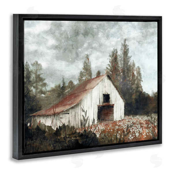 Stupell Industries Nina Blue | Barn In Meadow Landscape Wall Art