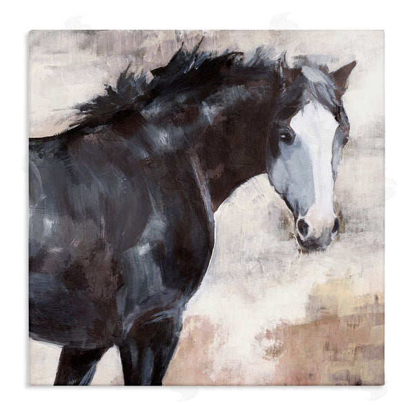 stupell industries Nina Blue | Breezy Country Stallion Horse Painting Wall Art