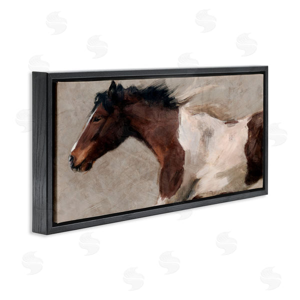 Stupell Industries Nina Blue | Brown And White Horse Wall Art