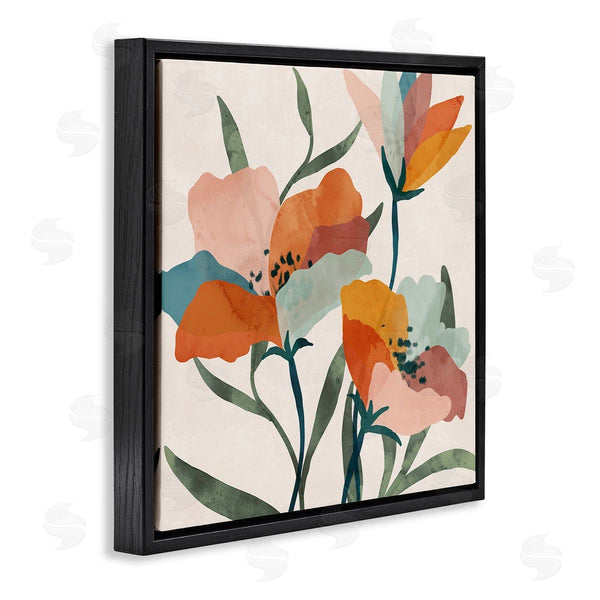 Stupell Industries Nina Blue | Contemporary Flower Petals Wall Art