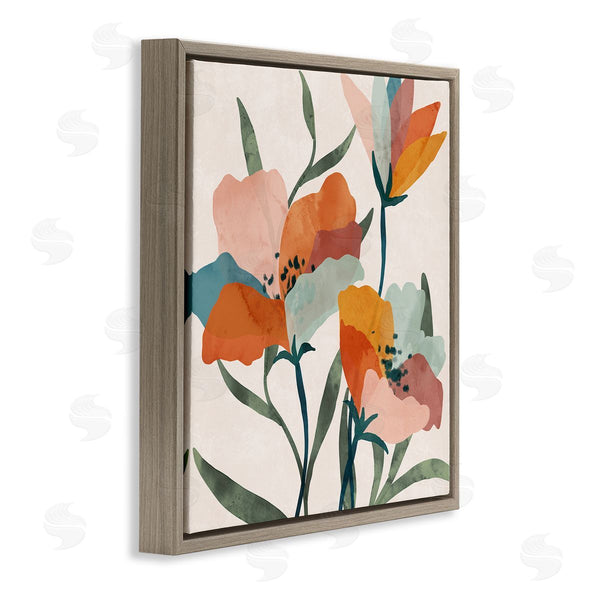 Stupell Industries Nina Blue | Contemporary Flower Petals Wall Art