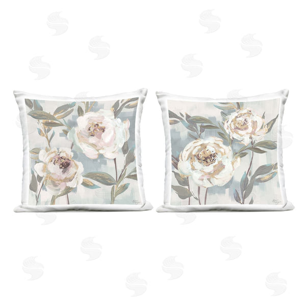 Stupell Industries Nina Blue | Country Antique Blossoms Printed Throw Pillow Set