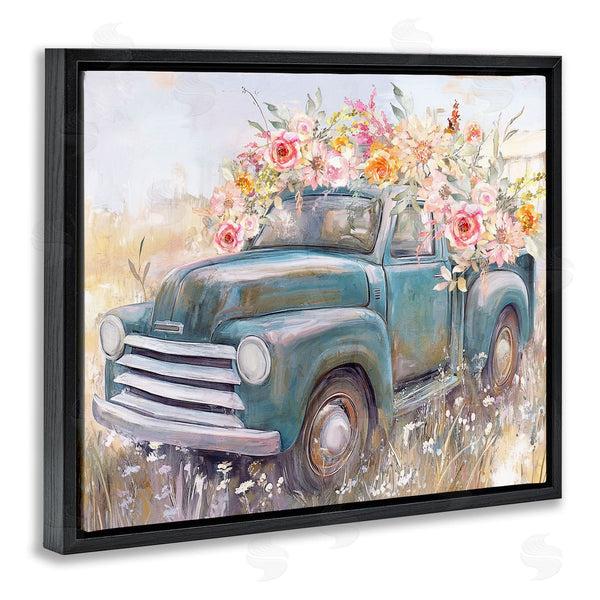 Stupell Industries Nina Blue | Country Cargo Flower Truck