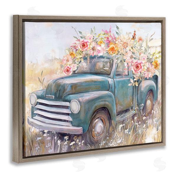Stupell Industries Nina Blue | Country Cargo Flower Truck