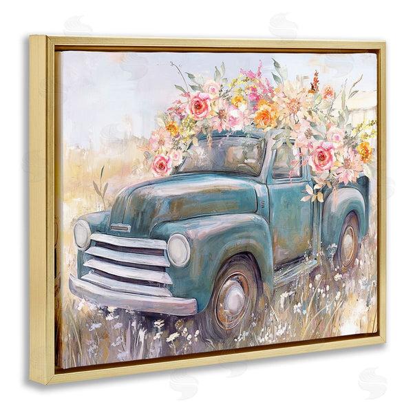 Stupell Industries Nina Blue | Country Cargo Flower Truck