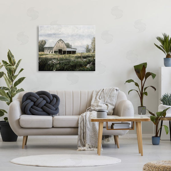Stupell Industries Nina Blue | Country Farmhouse Barn Meadow Wall Art