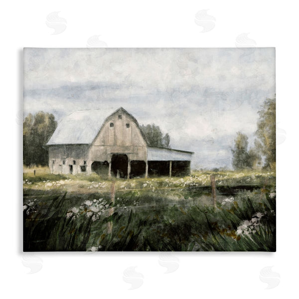stupell industries Nina Blue | Country Farmhouse Barn Meadow Wall Art