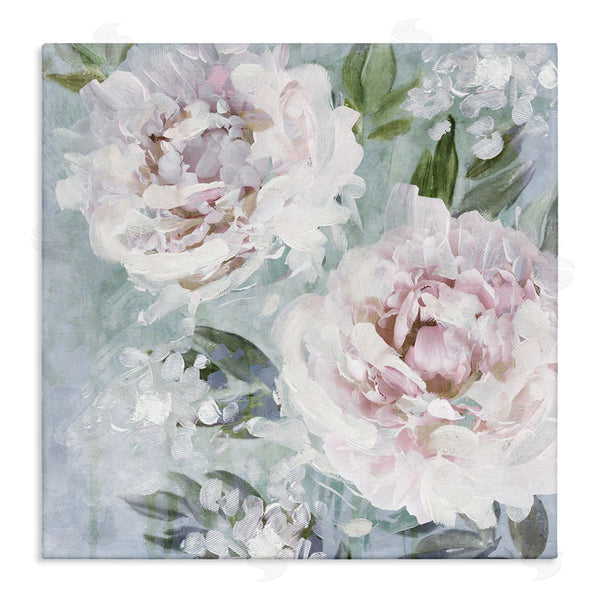 stupell industries Nina Blue | Delicate Pink Flowers Close Up Wall Art