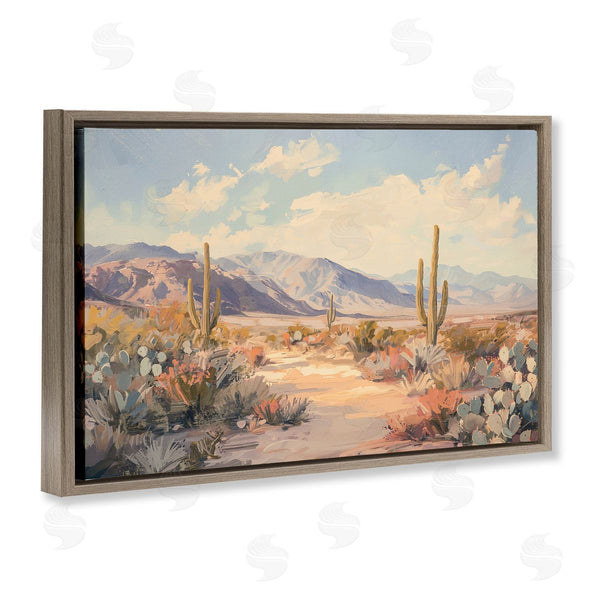 Stupell Industries Nina Blue | Desert Dreams Winding Path