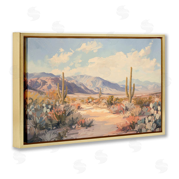 Stupell Industries Nina Blue | Desert Dreams Winding Path