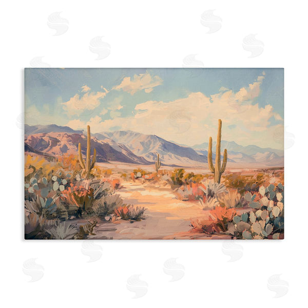 stupell industries Nina Blue | Desert Dreams Winding Path