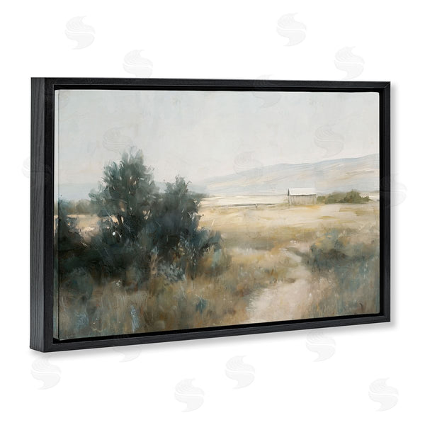 Stupell Industries Nina Blue | Distant Barn Country Expanse