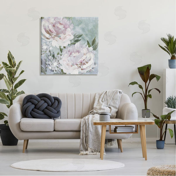 Stupell Industries Nina Blue | Fluffy Pink Peonies Floral Wall Art