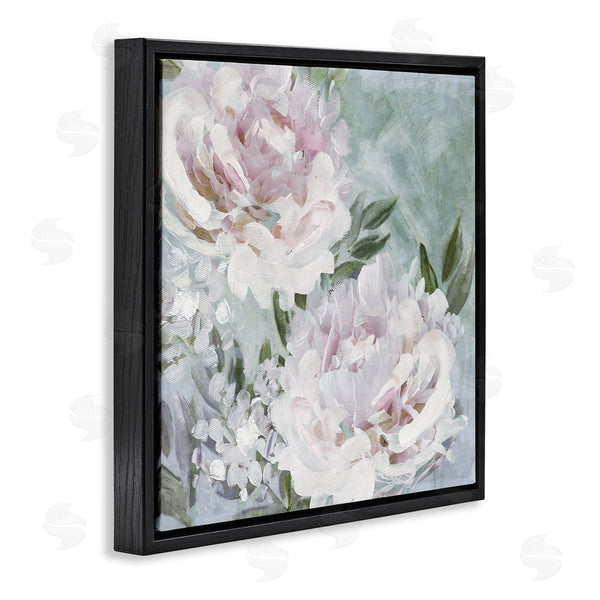 Stupell Industries Nina Blue | Fluffy Pink Peonies Floral Wall Art