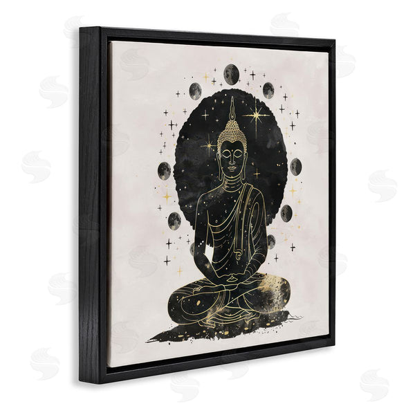 Stupell Industries Nina Blue | Gilded Sitting Buddha Wall Art