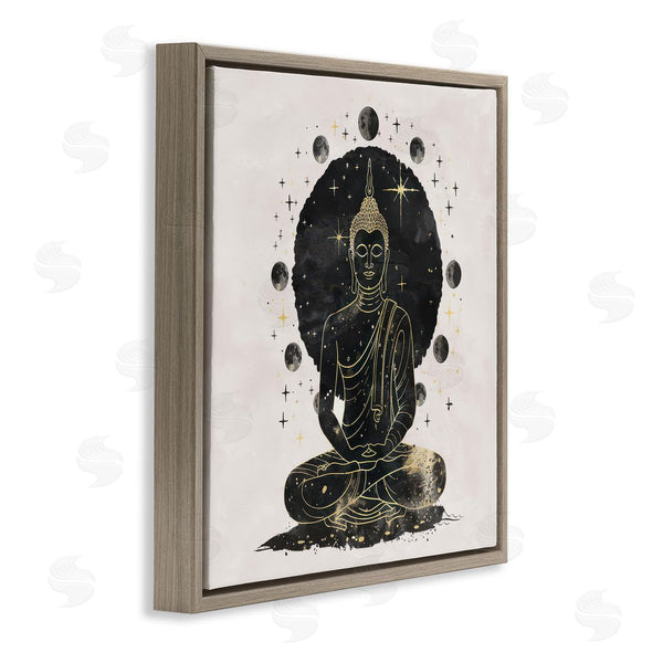 Stupell Industries Nina Blue | Gilded Sitting Buddha Wall Art
