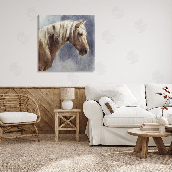 Stupell Industries Nina Blue | Golden Boy Horse Portrait Wall Art