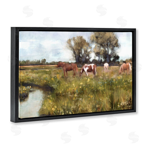 Stupell Industries Nina Blue | Lazy Day Horse Landscape