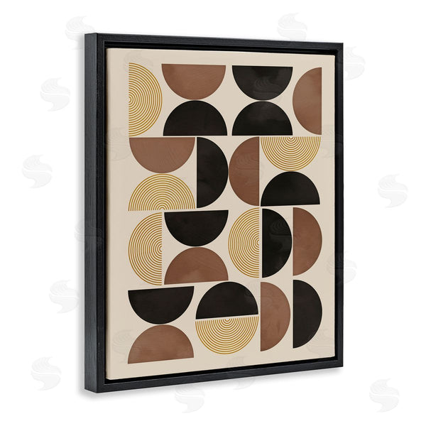 Stupell Industries Nina Blue | Midcentury Geometric Arches