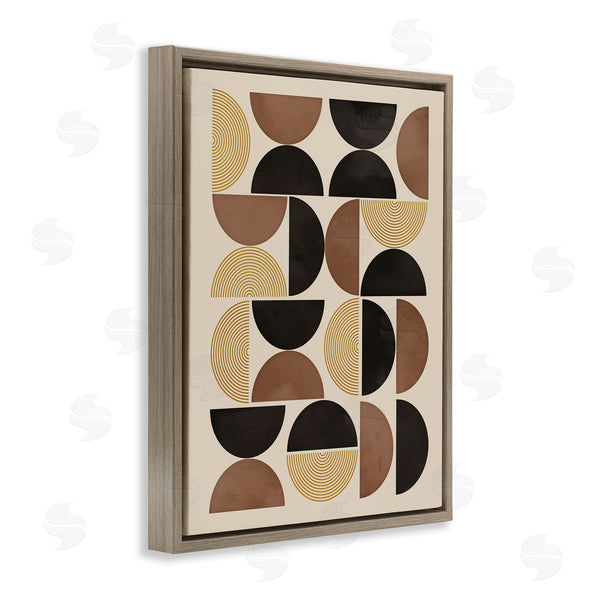 Stupell Industries Nina Blue | Midcentury Geometric Arches