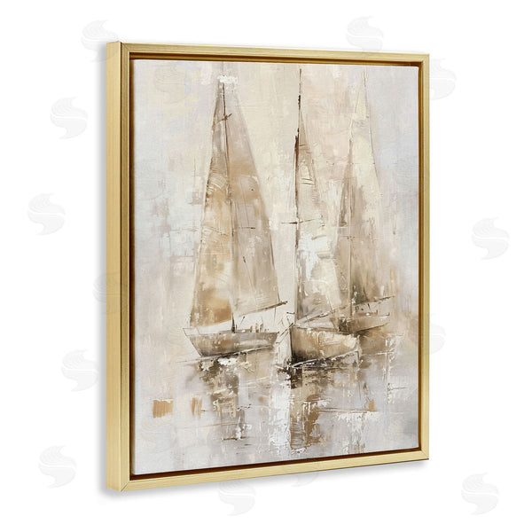 Stupell Industries Nina Blue | Neutral Sailing On Sea