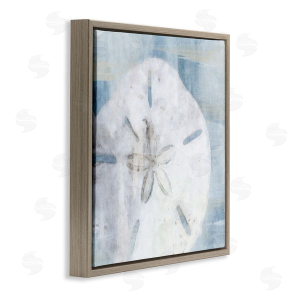 Stupell Industries Nina Blue | Pastel Blue Sand Dollar Seashell