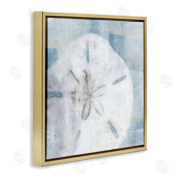 Stupell Industries Nina Blue | Pastel Blue Sand Dollar Seashell