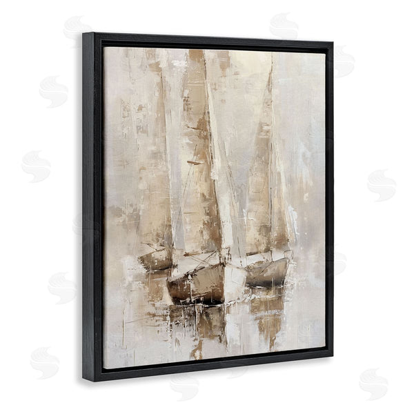 Stupell Industries Nina Blue | Rustic Gradient Sailboats
