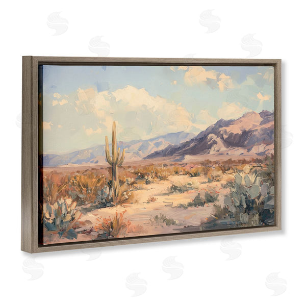 Stupell Industries Nina Blue | Soft Muted Desert Dreams