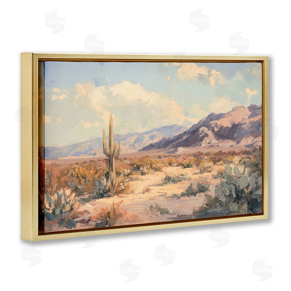 Stupell Industries Nina Blue | Soft Muted Desert Dreams
