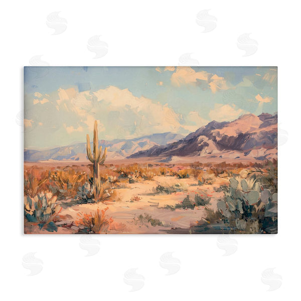 stupell industries Nina Blue | Soft Muted Desert Dreams