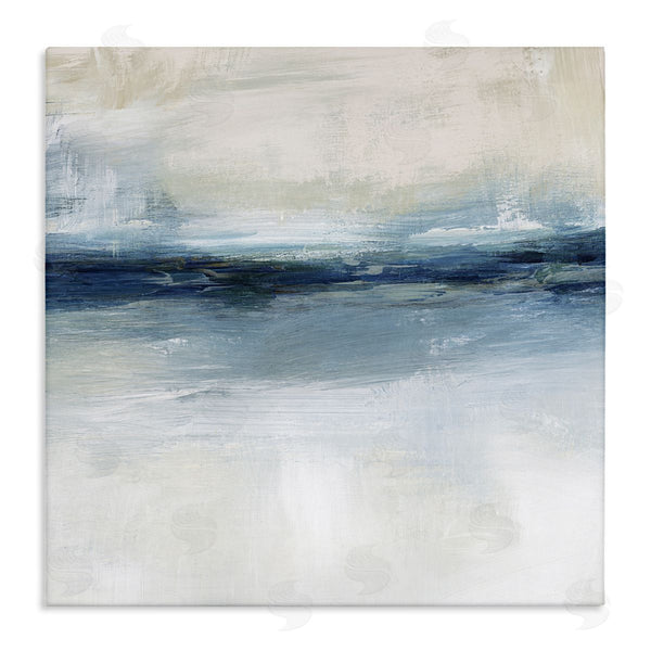 stupell industries Nina Blue | Timeless Nautical Gloomy Sea Abstract