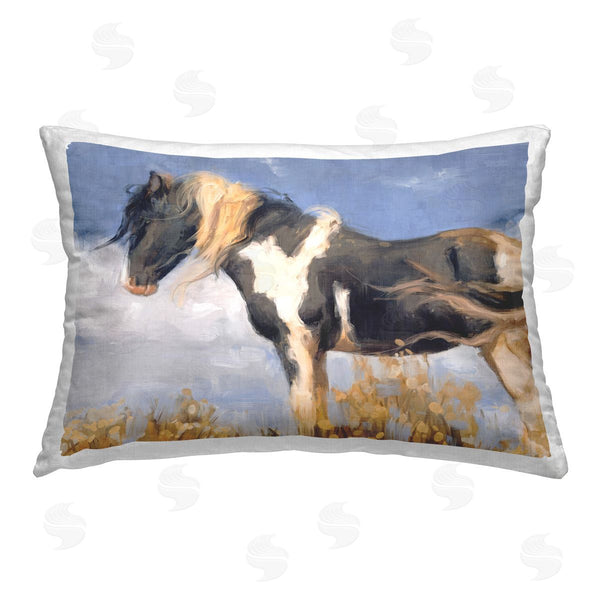stupell industries Nina Blue | Traditional Windswept Stallion