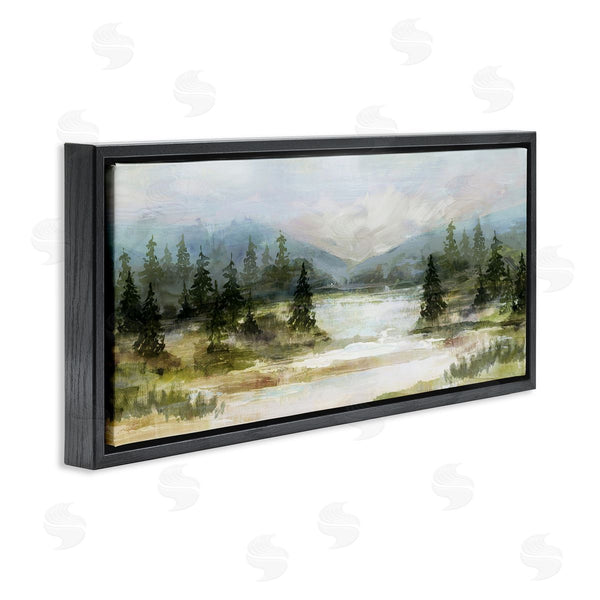 Stupell Industries Nina Blue | Vast Country Landscape Rural Mountains Wall Art