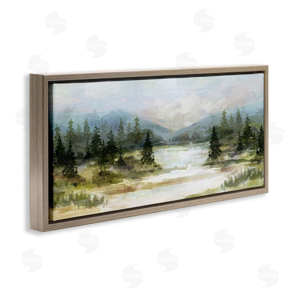 Stupell Industries Nina Blue | Vast Country Landscape Rural Mountains Wall Art