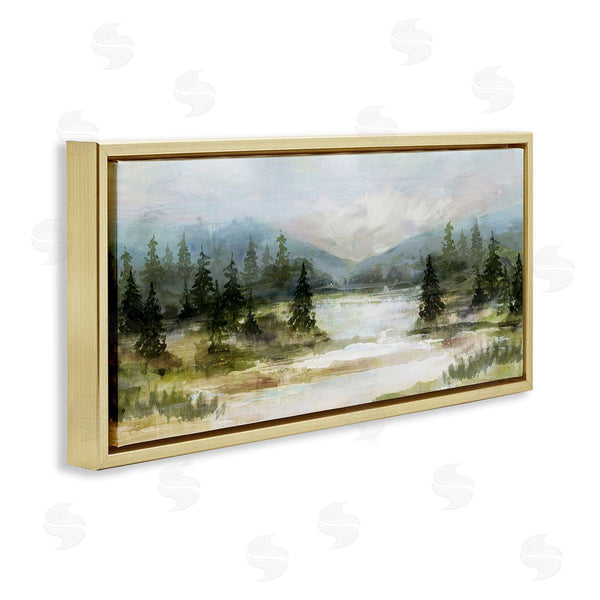Stupell Industries Nina Blue | Vast Country Landscape Rural Mountains Wall Art