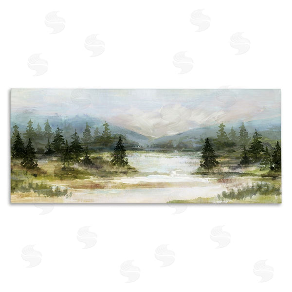 stupell industries Nina Blue | Vast Country Landscape Rural Mountains Wall Art