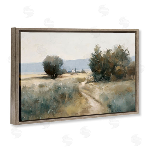 Stupell Industries Nina Blue | Winding Path To Distant Barn