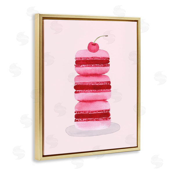 Stupell Industries Nina Jacobs | Coquette Macaroon Cherry Stack