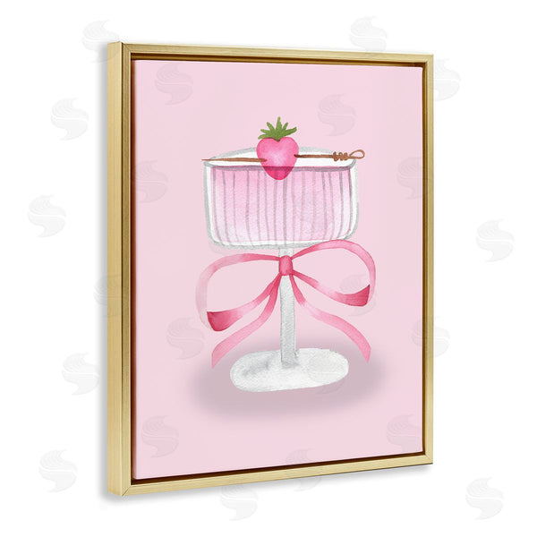 Stupell Industries Nina Jacobs | Coquette Strawberry Cocktail