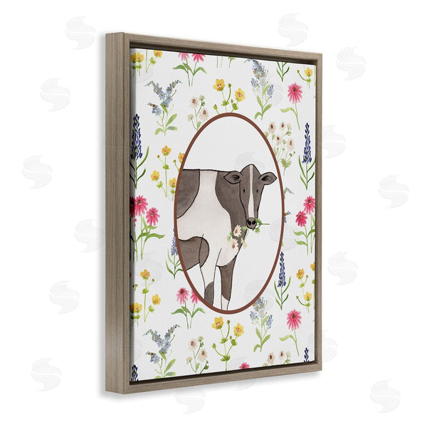 Stupell Industries Nina Jacobs | Farm Friends Cow & Herbs