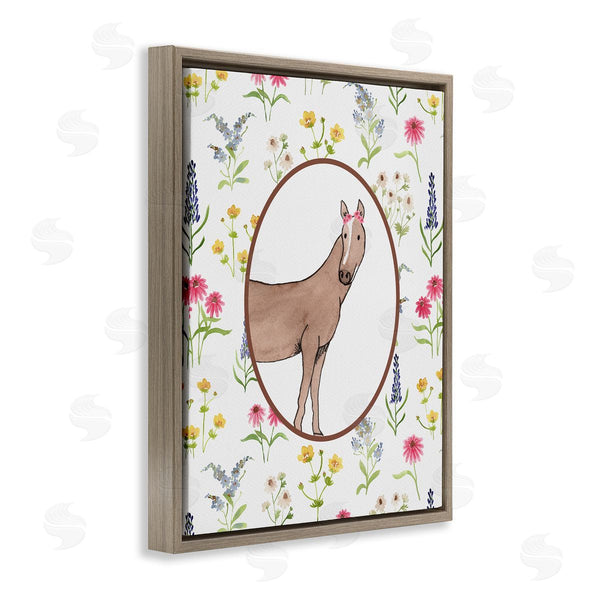 Stupell Industries Nina Jacobs | Farm Friends Horse & Herbs