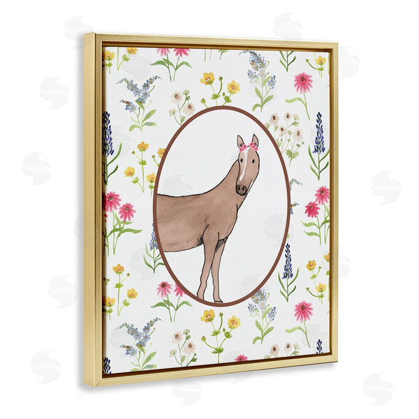 Stupell Industries Nina Jacobs | Farm Friends Horse & Herbs